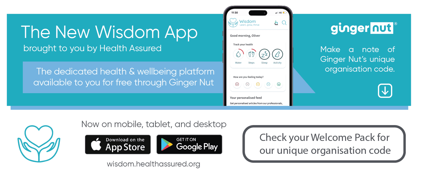 Wisdom_App Wisdom App now available through Ginger Nut Training